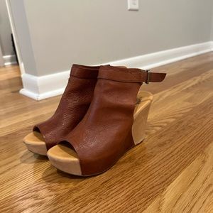Kork Ease brown wedge